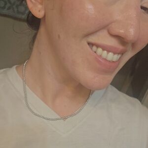 Elegant Silver Beaded Necklace